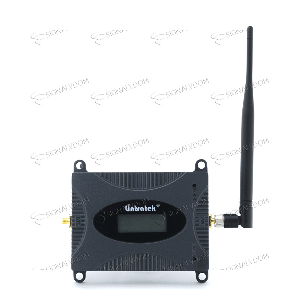 Усилитель сигнала Lintratek 900 mHz (для 2G) 65 dBi, кабель 10 м., комплект - 4