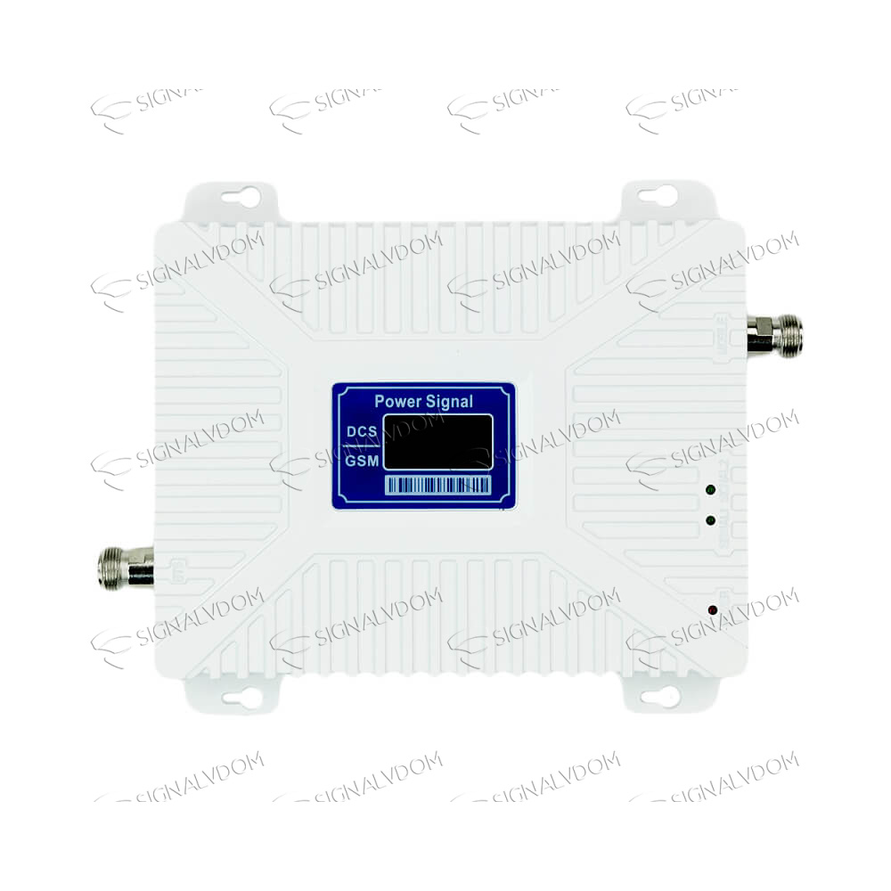 Усилитель сигнала Power Signal Dual Band 900/1800 MHz (для 2G, 3G, 4G) 70 dBi, кабель 15 м., комплект - 2